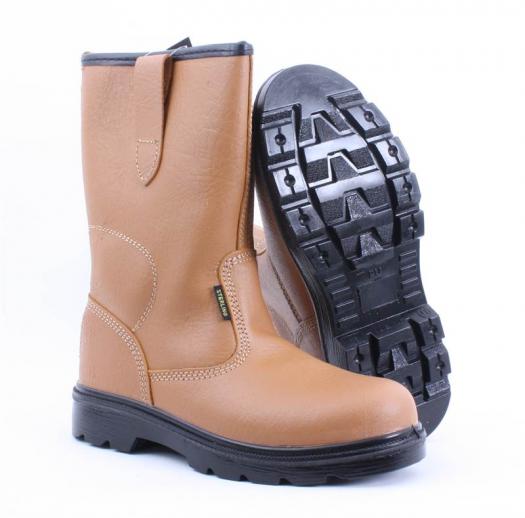  Niagara Sterling Fur Lined Safety Tan Rigger Boot 