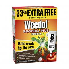 Weedol Rootkill Plus Liquid Concentrate Tubes 6 + 2 Tubes Free image