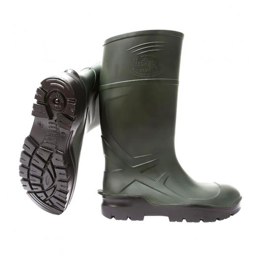  Techno Troya Full Safety Green PU Wellington Size 13