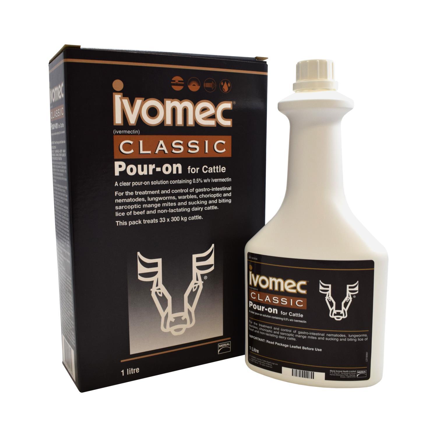 Buy Ivomec Classic Pour On for Cattle 1L from Fane Valley Stores