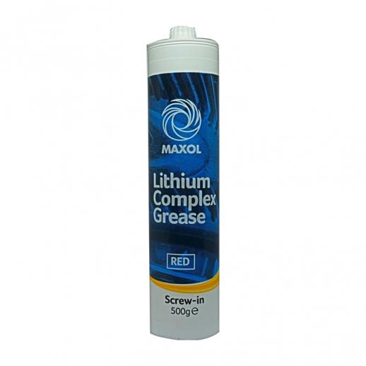  Maxol Lithium Red Complex Grease Cartridge 500G Screw In