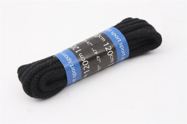  Heavy Duty Black 120cm Laces 