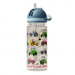 Tractor Ted Flip Straw Water Bottle Machines Design image