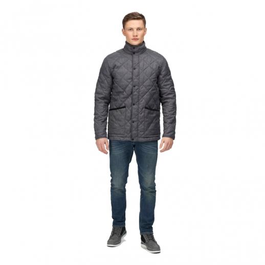  Regatta RMN168 Londyn Mens Diamond Quilted Jacket Grey