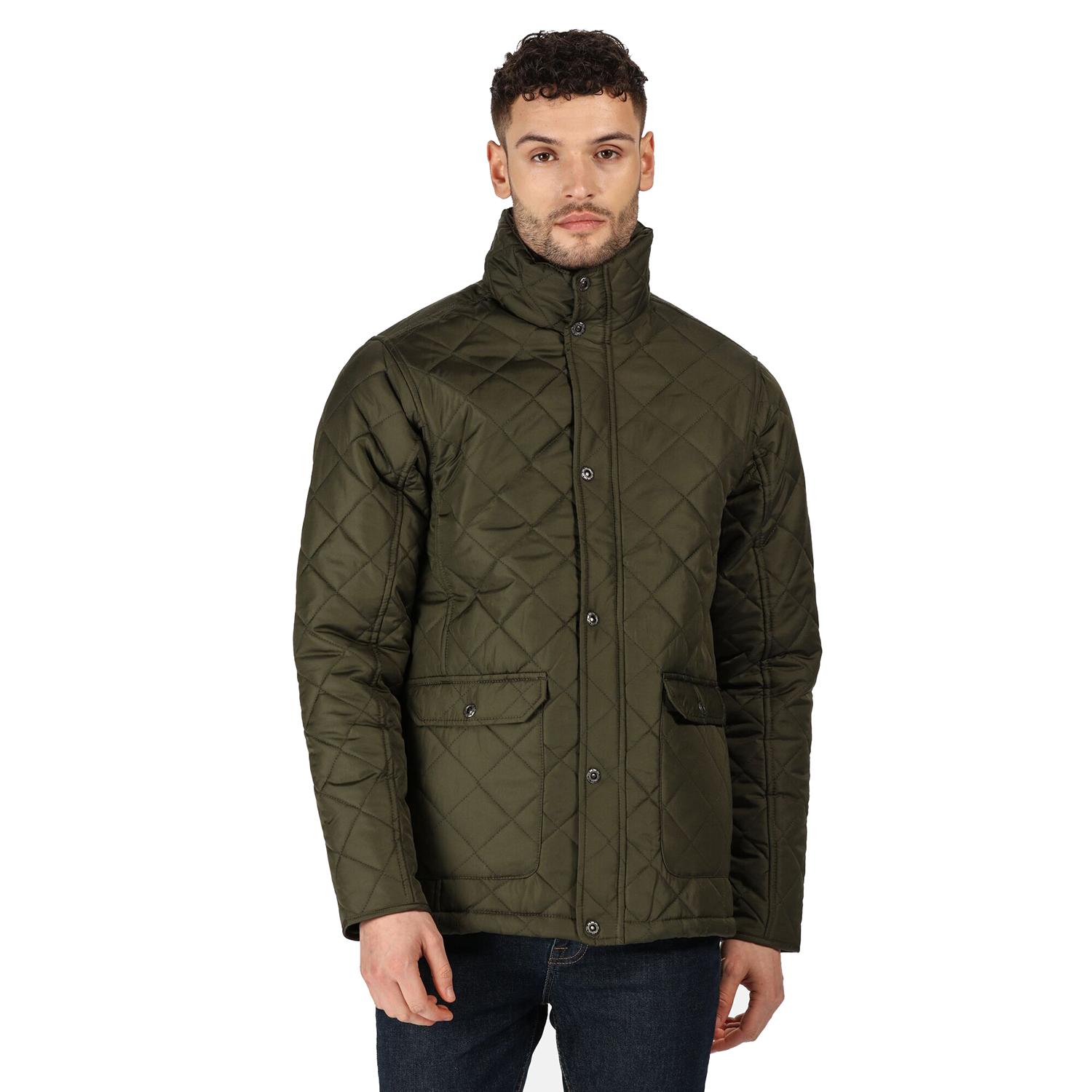Buy Regatta TRA441 Tyler Mens Quilted Jacket Khaki from Fane Valley ...
