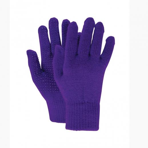  Dublin Magic Pimple Grip Riding Gloves Purple 