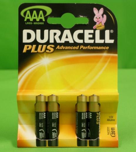  Duracell Plus AAA Batteries 