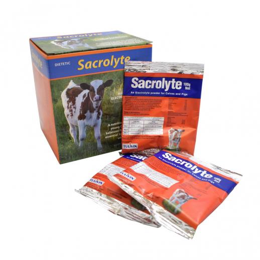  Tulivin Sacrolyte Electrolyte Powder for Calves & Pigs 