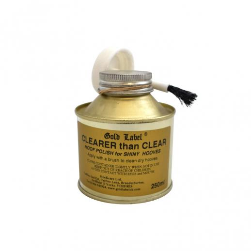  Gold Label Clearer Than Clear Hoof Varnish 250ml 0130