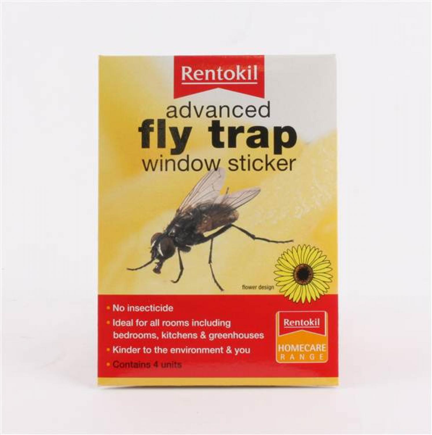 Buy Rentokil Fly Trap Window Sticker (4) from Fane Valley Stores ...