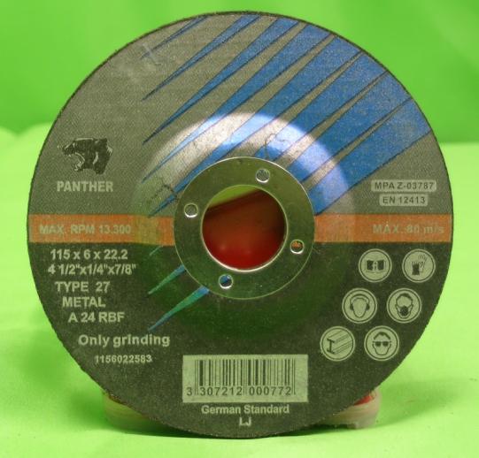  4.5" Metal Grinding Disc