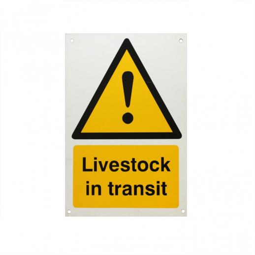  Livestock in Transit Sign