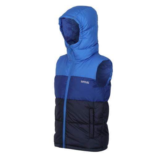  Regatta ZRKB Lofthouse Kids Hooded Bodywarmer Blue