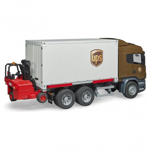  Bruder 3581 Scania R Series with Container & Forklift
