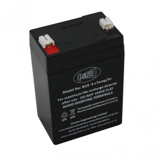  Clulite Smartlite LED Battery 4v 7amp/hr