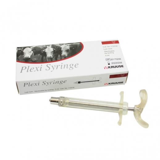  Kruuse 5cc Plexi Syringe