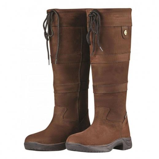  Dublin River III Chocolate Wide Country Boot 
