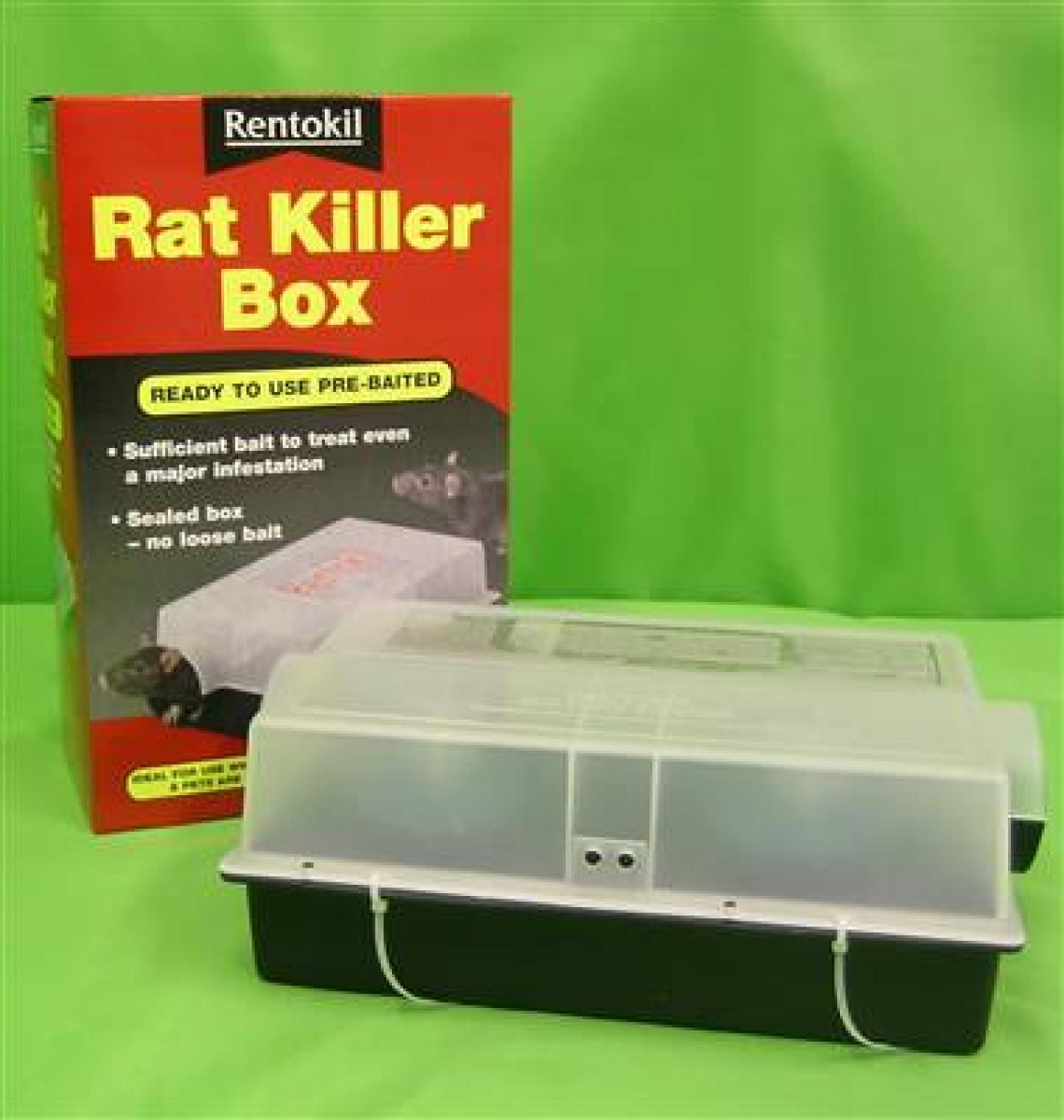 Buy Rentokil Pre Baited Rat Killer Box from Fane Valley Stores