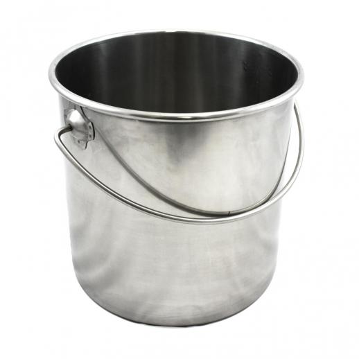 Buy Stainless Steel Bucket 12.3L from Fane Valley Stores Agricultural