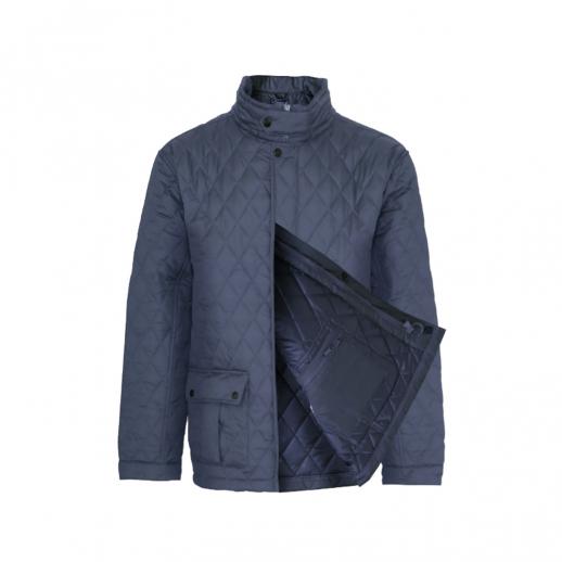  Champion Padstow Mens Diamond Quilted Jacket Navy 