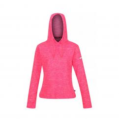 Regatta RWA477 Chandra Ladies Hooded Fleece Neon Pink Marl image