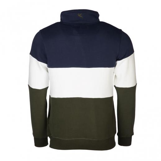  Rydale Byland Mens Sweatshirt Pheasant Navy/White/Olive