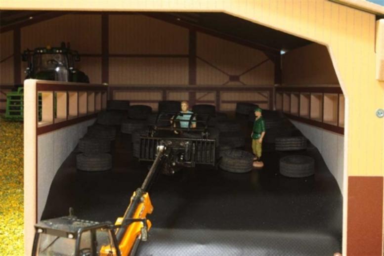  Brushwood Silage Shed Clamp Cover and Tyres
