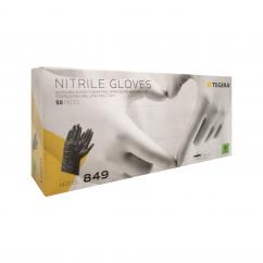 Tegera 849 Black Long Cuff Nitrile Gloves  image