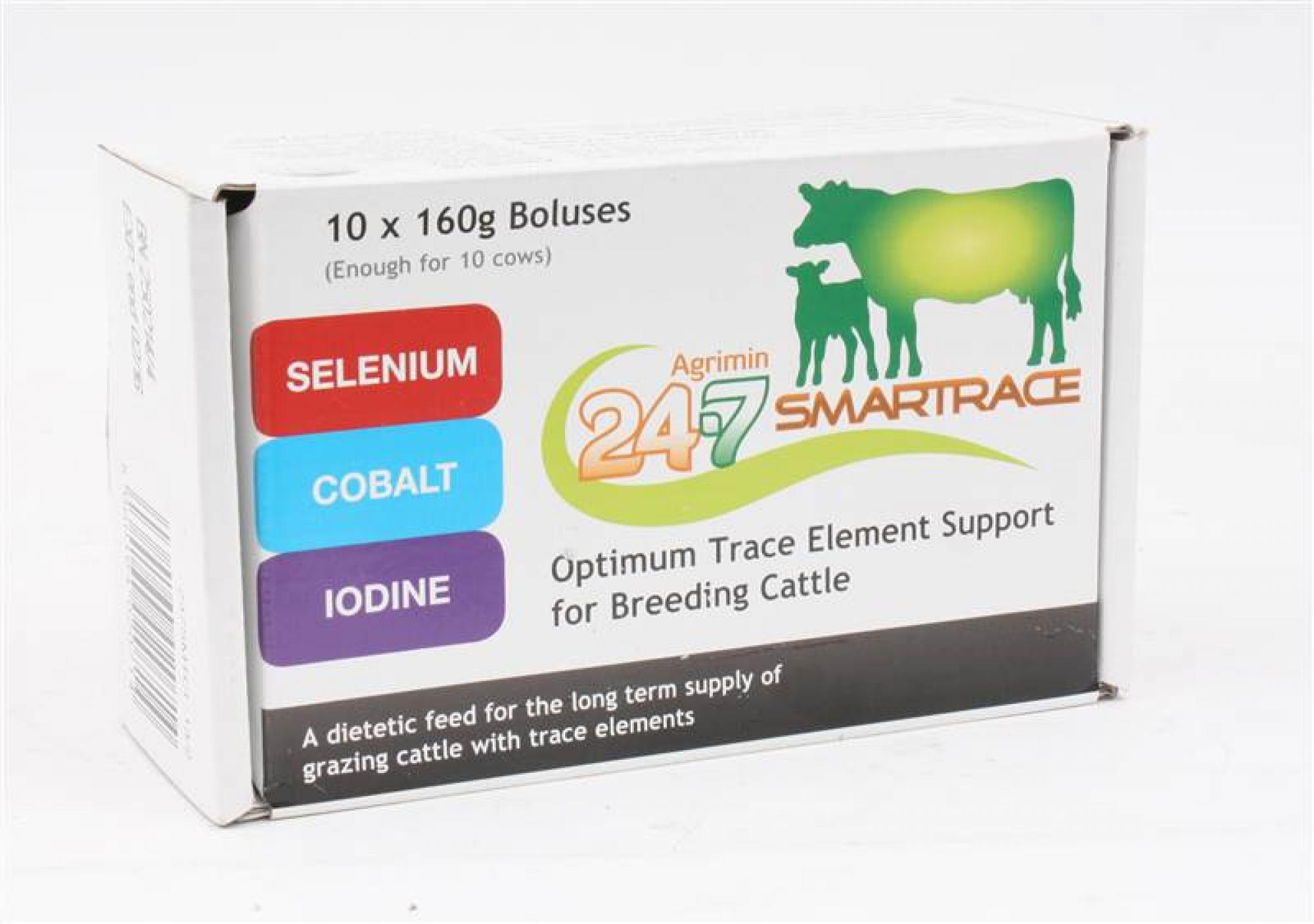 Buy Agrimin 24/7 Smartrace I SE & Co Adult Cattle Bolus 10 Pack from Fane Valley Stores