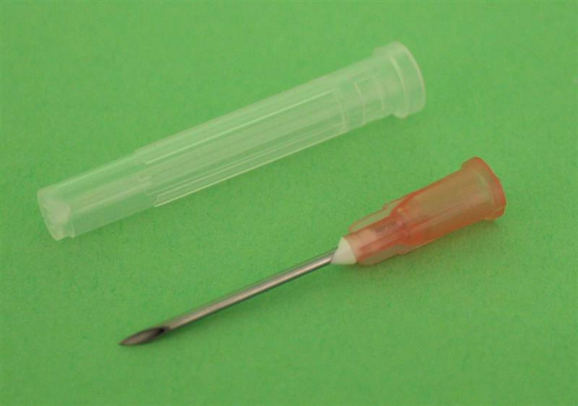 Buy Disposable Needle with Plastic Hub Luer Lock Single from Fane