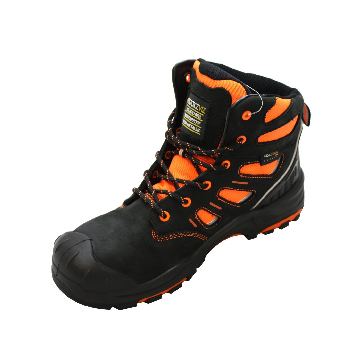 Buy Buckler BViz2 OR Hi Vis Full Safety Boot Black Size 6 from Fane ...