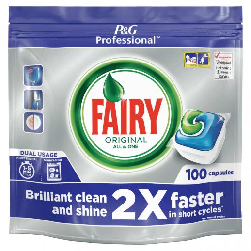  Fairy Dishwasher 3in1 Liquid Tablets 100 Pack