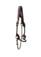 Classic Brown Leather Rolled Halter  image