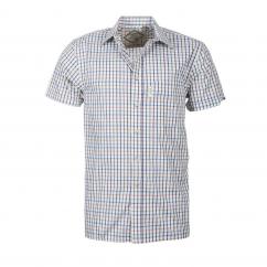 Rydale Harvest Time Mens Short Sleeve Check Shirt Harvest Light image