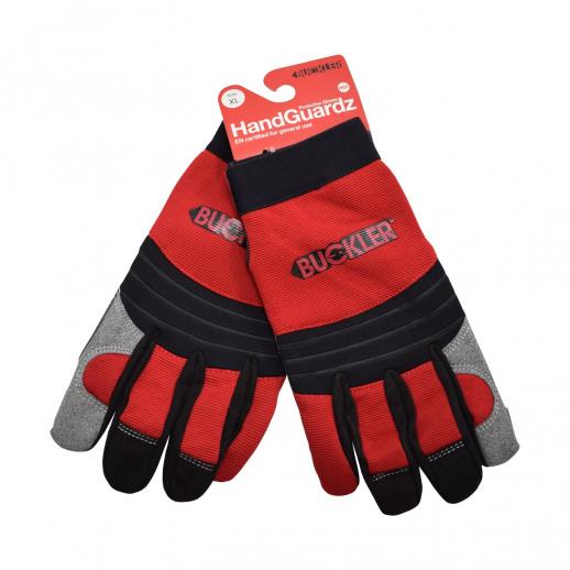  Buckler Handguardz Protective Gloves (Red) 