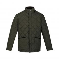 Regatta RMN168 Londyn Mens Diamond Quilted Jacket Green image