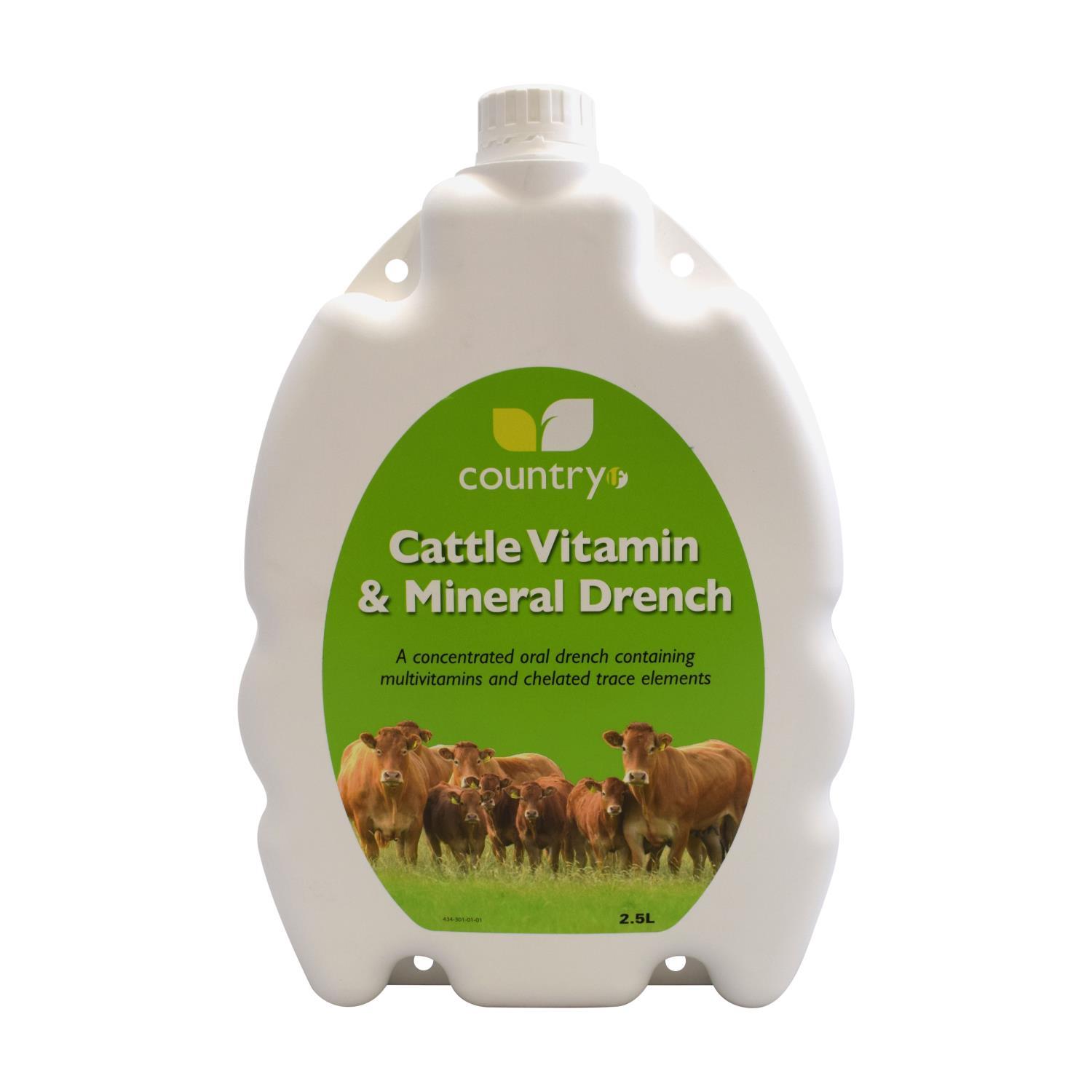 Buy Country Cattle Vitamin & Mineral Drench 2.5L from Fane Valley