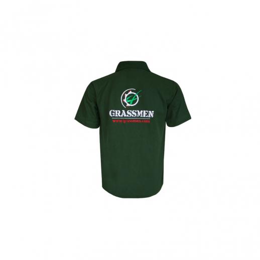  Grassmen Adults Polo Shirt in Green 