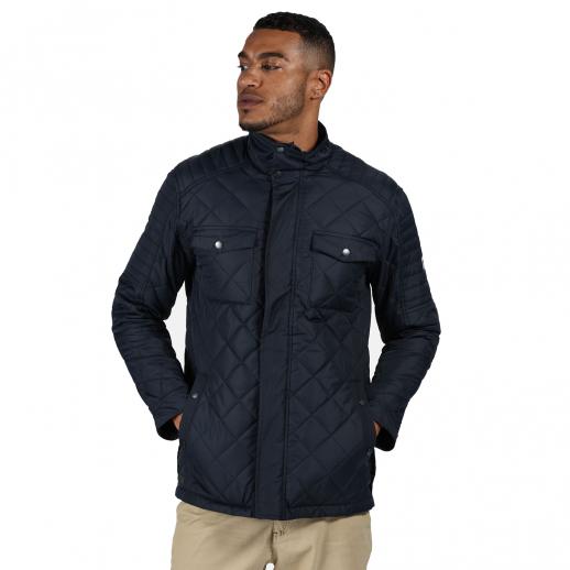  Regatta RMN141 Lleyton Mens Quilted Jacket Navy