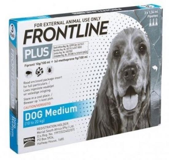  Frontline Plus Spot On Medium Dog - 10