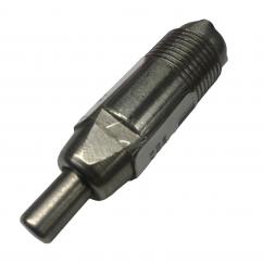 Wet Feeding Nipple with Ball Seal, Stainless Steel, Low Pressure 3/8in x 45/57mm image