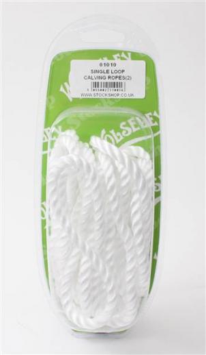  Calving Aid Single Loop White Ropes 