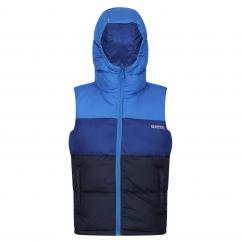 Regatta ZRKB Lofthouse Kids Hooded Bodywarmer Blue image