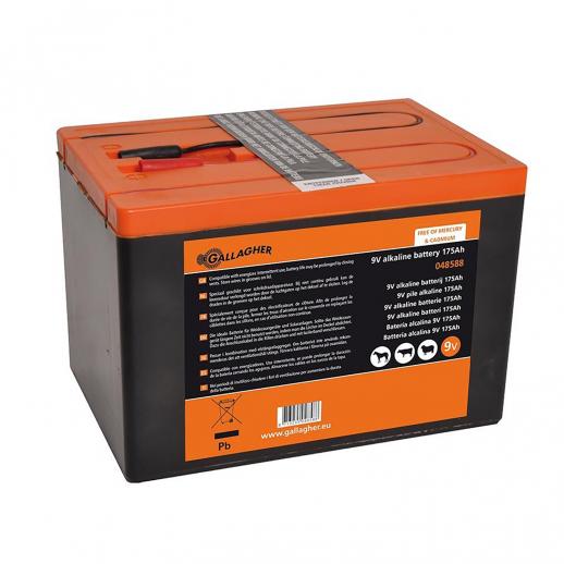  Gallagher Powerpack Alkaline Battery 9v/175ah Large Case