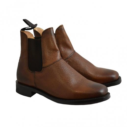  Cheaney Super Hampton Dressed Dealer Boot Dark Cedar