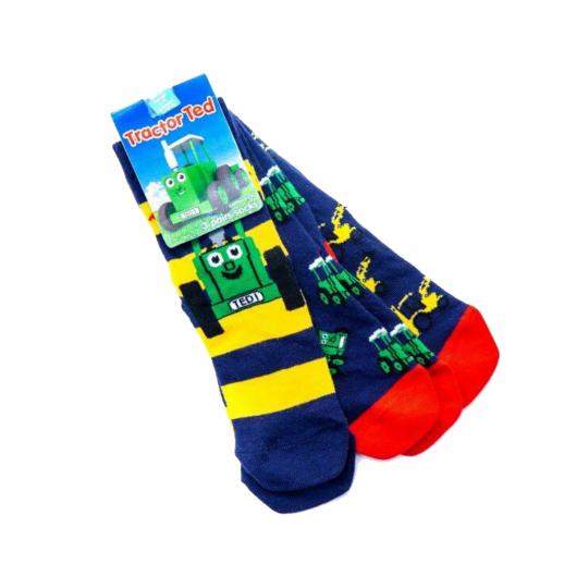  Tractor Ted Digger Socks 3 Pack 