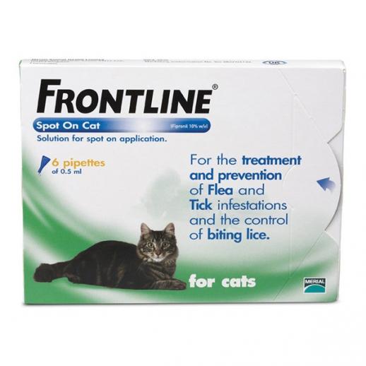  Frontline Spot On Cat 6pk