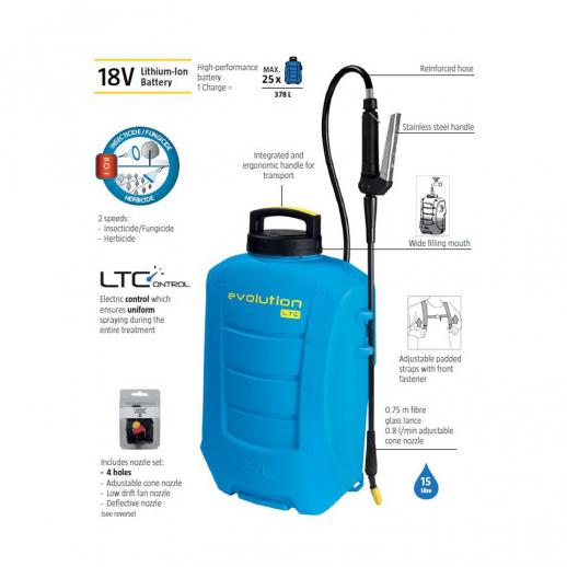  Matabi Evolution 15LTC Rechargable Knapsack Sprayer