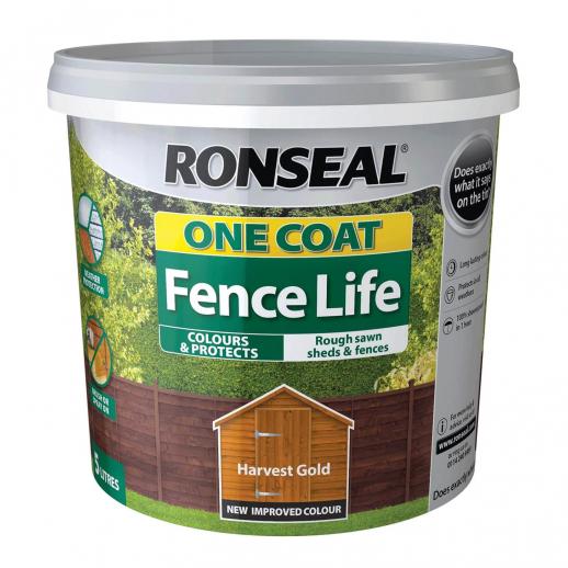  Ronseal One Coat Fence Life 5L 