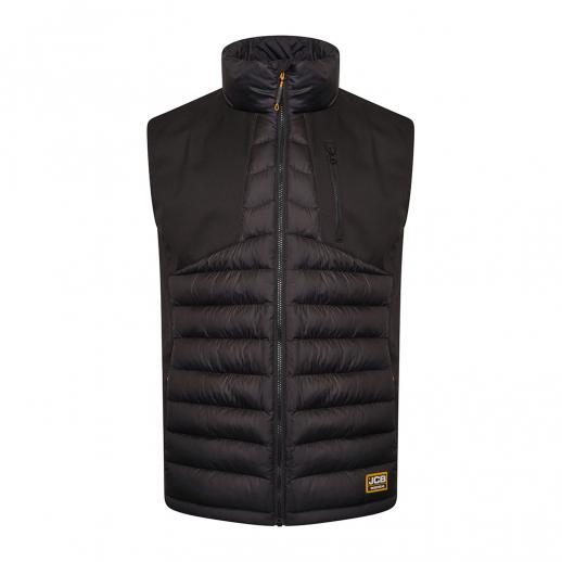  JCB Hybrid Padded Gilet Black